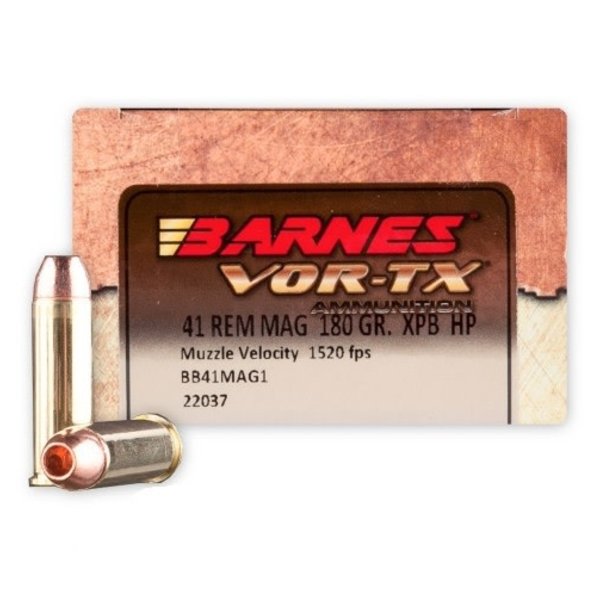 BARNES 41 REM MAG 180gr XPB HP VOR-TX 20ct