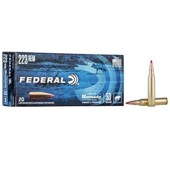 FEDERAL 223 REM 53gr V-MAX VARMINT & PREDATOR 20ct