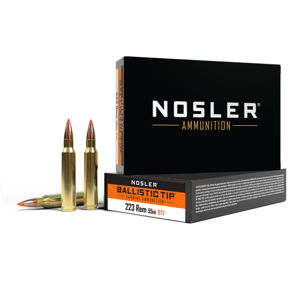 NOSLER 223 REM 55gr BALLISTIC TIP 20ct
