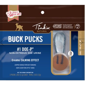 TINK'S #1 DOE-P BUCK PUCKS 3pk