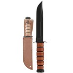 KA-BAR Single Mark Utility Straight w/Leather Sheath