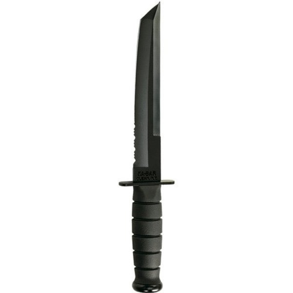 KA-BAR Tanto Half Serrated w/Plastic Sheath