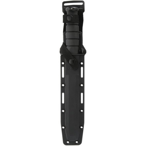 KA-BAR Tanto Half Serrated w/Plastic Sheath