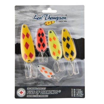 LEN THOMPSON 5pc 5 OF DIAMONDS K5 FD ASSORTED KIT