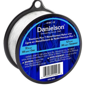 DANIELSON PLUS 7 MONO NYLON LINE Clear