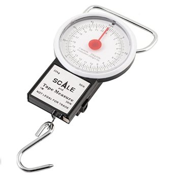 DANIELSON SCALE DIX RND 50lb w/39" TAPE