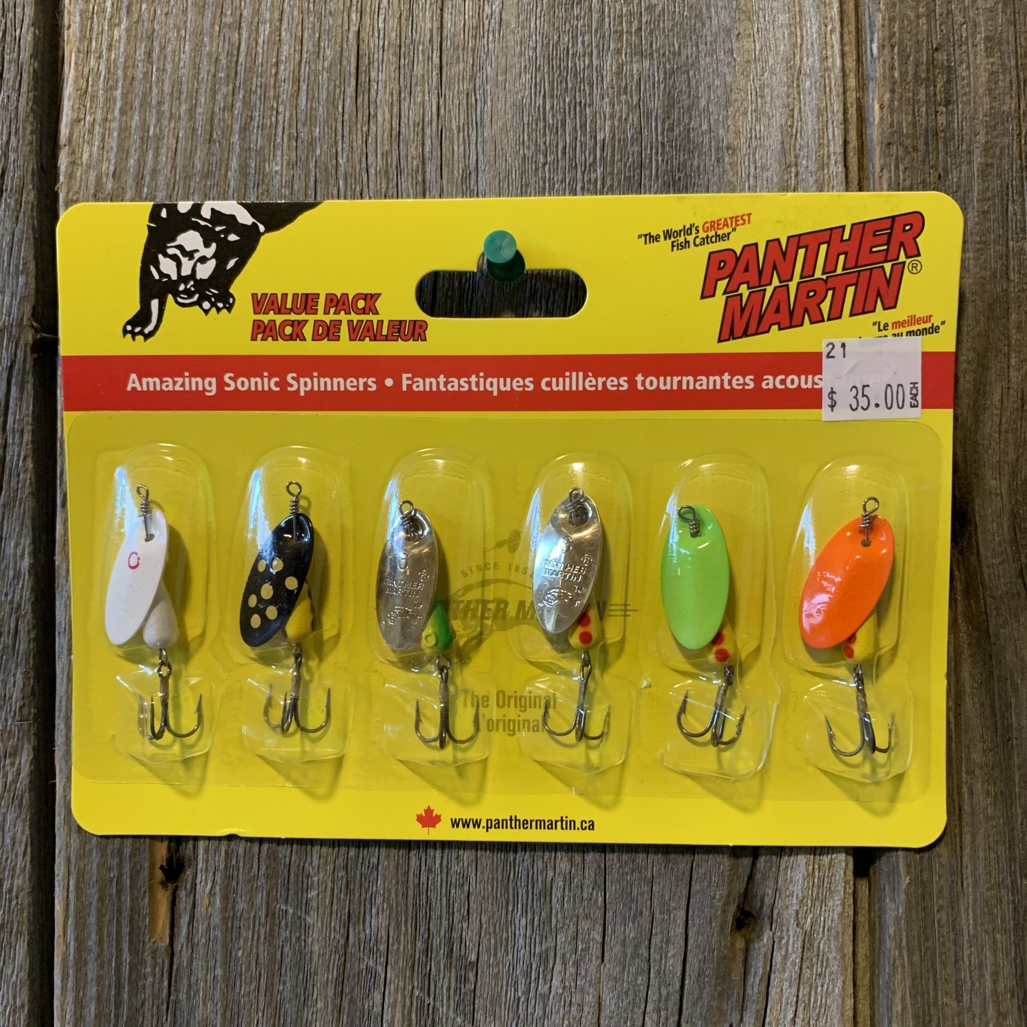PANTHER MARTIN AMAZING SONIC WALLEYE SPINNERS 6pk - Bartons Big Country