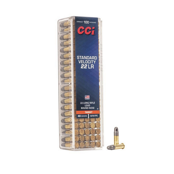 CCI 22 LR 40gr Lead RN Target Standard 100ct
