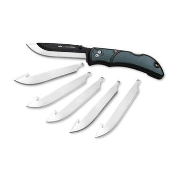 OUTDOOR EDGE 3.0" RazorLite EDC Replaceable Blade Knife Blue