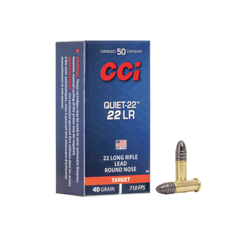 CCI 22 LR 40gr Quiet Lead Round Nose 50ct — Bartons Big Country