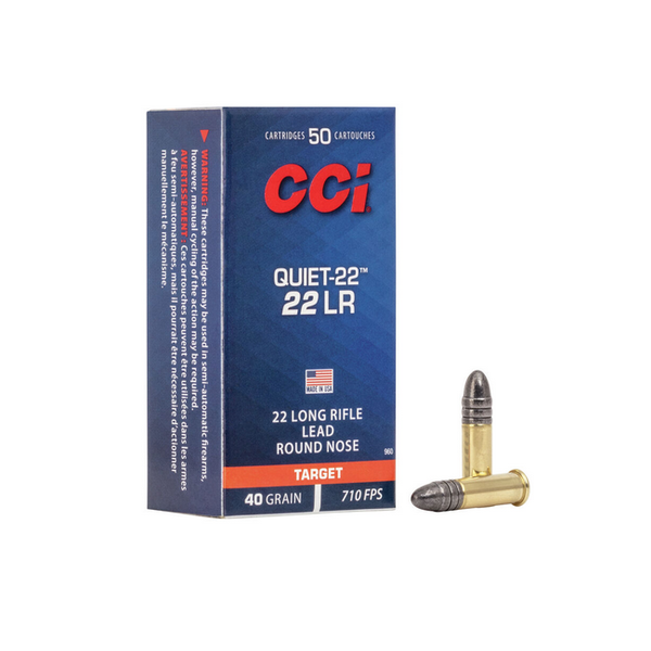 CCI 22 LR 40gr QUIET 50ct