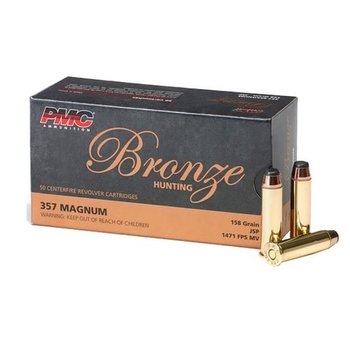 PMC 357 MAG 158gr JSP BRNZ 50ct