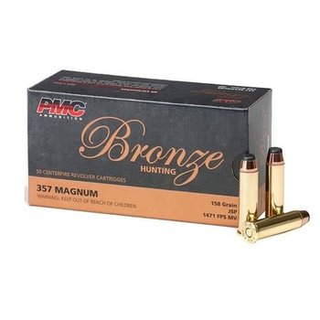 PMC 357 Mag 158gr JSP Bronze 50ct