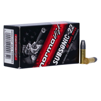 NORMA 22 LR 40gr LEAD HP TAC-22 SUB SONIC 50ct