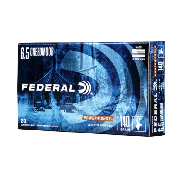 FEDERAL 6.5 Creedmoor 140gr Power-Shok JSP 20ct