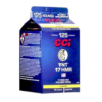 CCI 17 HMR 17gr VNT 125ct