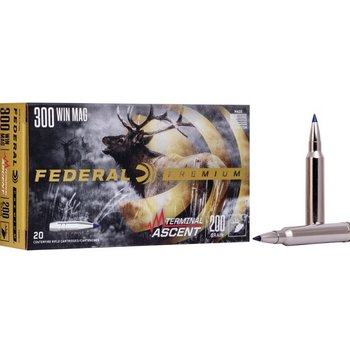 FEDERAL 300 WIN MAG 200gr TERMINAL ASCENT PREMIUM 20ct