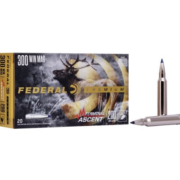 FEDERAL 300 WIN MAG 200gr TERMINAL ASCENT PREMIUM 20ct