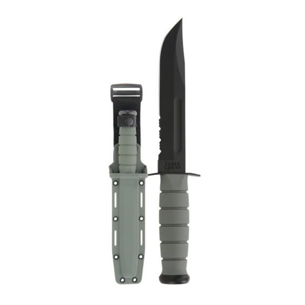 KA-BAR Full Size Foliage Green Serrated