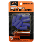 WALKERS SOFT FOAM EAR PLUGS WITH CANISTER Blue 7 pairs