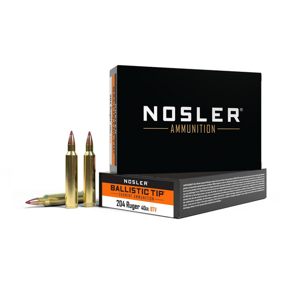 NOSLER 204 Ruger 40gr Ballistic Tip Varmint 20ct