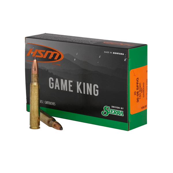 HSM 30-06 SPRG 150gr SBT GAME KING 20ct