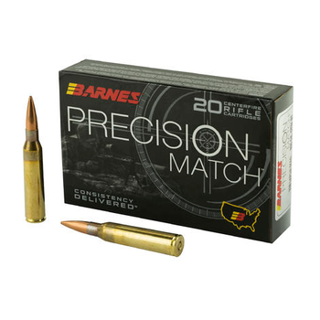 BARNES 338 LAPUA 300gr OTM BT PRECISION MATCH 20ct