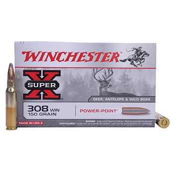 WINCHESTER 308 WIN 150gr POWER-POINT 20ct