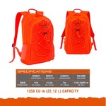 ALLEN Terrain Tundra Camping Backpack Blaze Orange