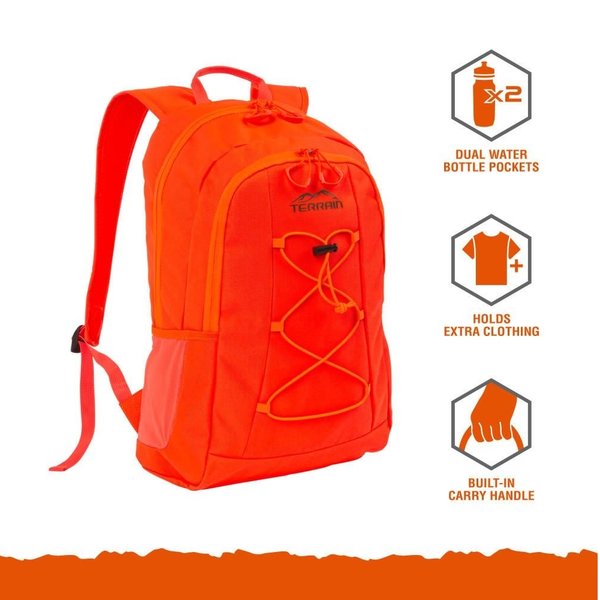 ALLEN Terrain Tundra Camping Backpack Blaze Orange
