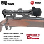 ALLEN Stretchable Scope Double Cover Scopes up to 50mm Small Black