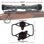ALLEN Stretchable Scope Double Cover Scopes up to 50mm Small Black