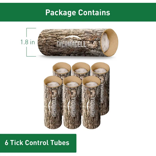 THERMACELL TICK CONTROL TUBES TREATS 1/2 ACRE