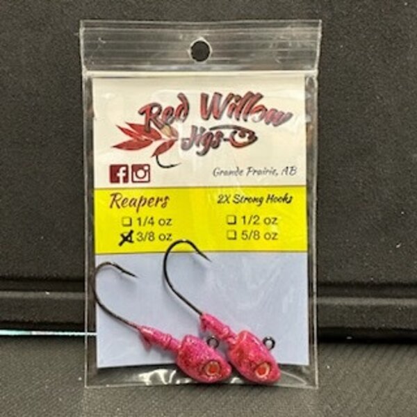 RED WILLOW JIGS Reapers 3/8oz 2x Strong Hooks