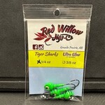 RED WILLOW JIGS Tiger Sharks Ultra Glow 1/4oz