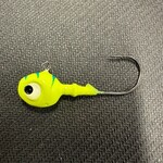RED WILLOW JIGS Tiger Sharks Ultra Glow 3/8 oz