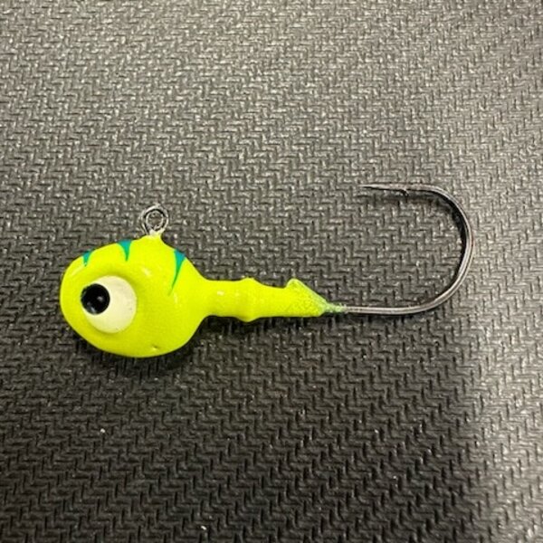 RED WILLOW JIGS Tiger Sharks Ultra Glow 3/8 oz
