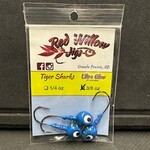 RED WILLOW JIGS Tiger Sharks Ultra Glow 3/8 oz
