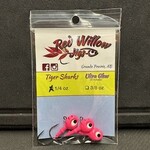 RED WILLOW JIGS Tiger Sharks Ultra Glow 1/4oz