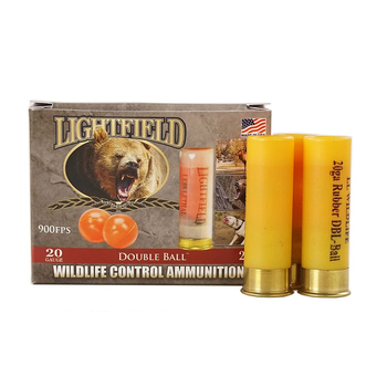 LIGHTFIELD WILDLIFE CONTROL 20ga 2-3/4" DOUBLE BALL