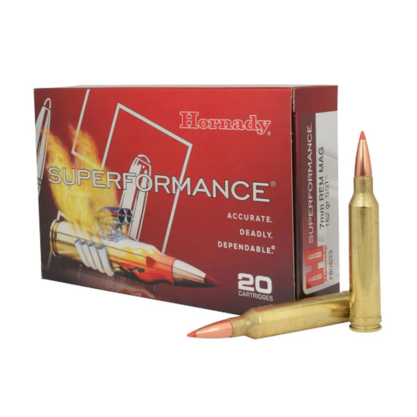 HORNADY 7mm Rem Mag 162gr SST Superformance 20ct