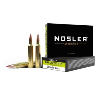 NOSLER 28 Nosler 160gr Ballistic Tip Hunting 20ct