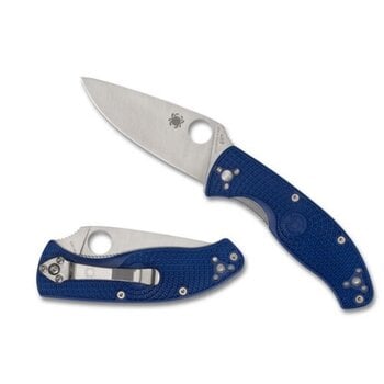 SPYDERCO TENACIOUS Blue CPM S35VN Plainedge