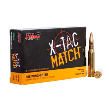 PMC X-TAC MATCH 308 WIN 168gr OTM 20ct