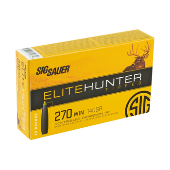 SIG SAUER 270 WIN 140gr ELITE HUNTER TIPPED 20ct