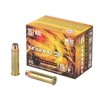 FEDERAL 357 MAG 158gr FUSION 20ct