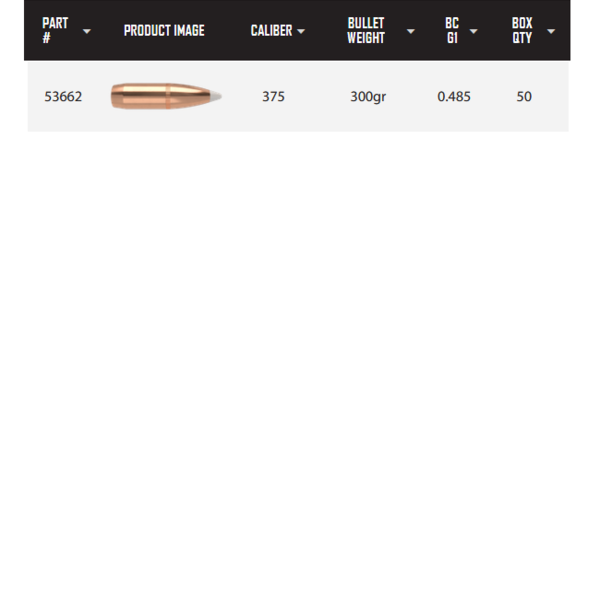 NOSLER BULLETS Accubond 50ct