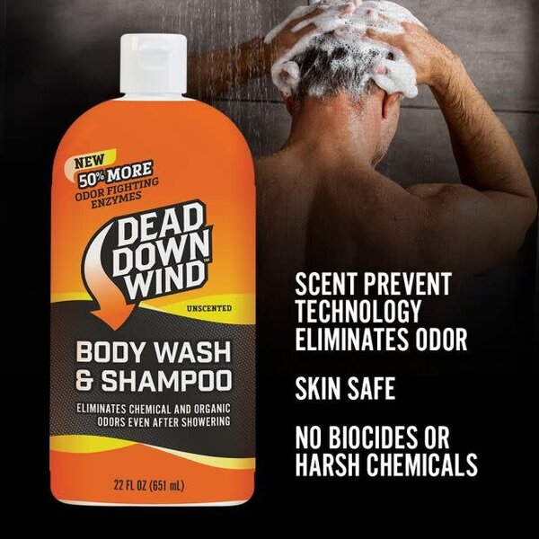 DEAD DOWN WIND Unscented Bodywash & Shampoo 22 oz