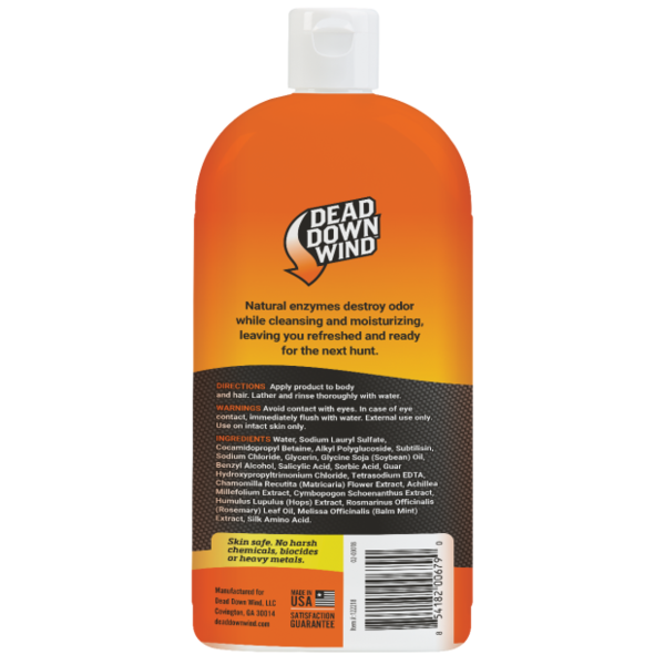 DEAD DOWN WIND Unscented Bodywash & Shampoo 22 oz