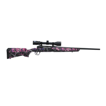 SAVAGE ARMS AXIS II XP MUDDY GIRL 243 Win 20" Compact Blk w/Bushnell Banner